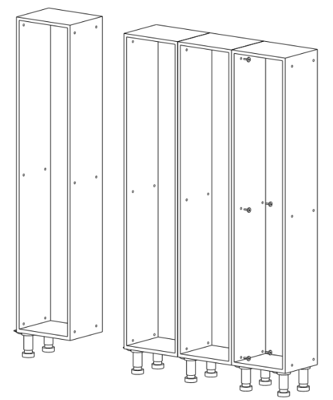 Ganging Lockers